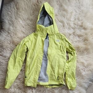 The North Face Kids Lime Green Raincoat